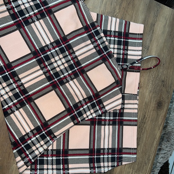 Plaid Print Bodycon Mini Dress - Picture 2 of 10